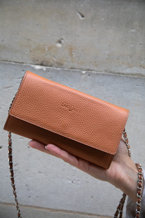Crest - Full-Grain Leather Clutch