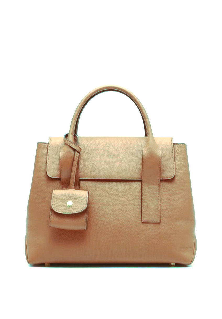 Sovereign luxury full-grain leather handbag dune - Cartling J. Paris