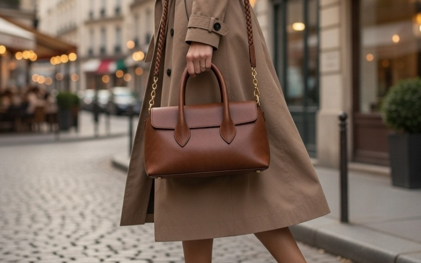 Sac de travail Westmore en cuir pleine fleur de luxe, intemporel, par Cartling J.